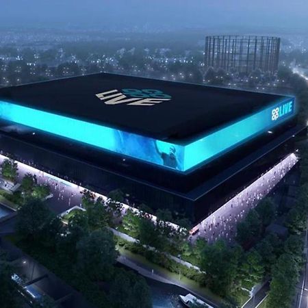 Manchester City Football Stadium View Exteriér fotografie